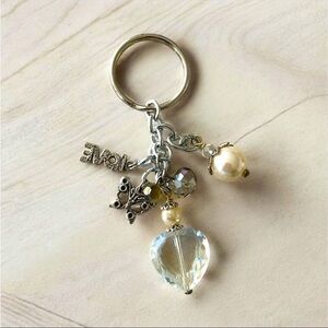 Heart & Love Keychain or Bag Charm